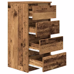 vidaXL Sideboard Old Wood 37.5x35x76 cm Engineered Wood storage cabinet - Additional view 4