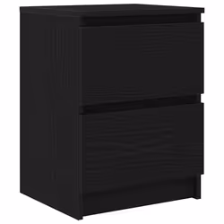 vidaXL TV Cabinet Smoked Oak 40x35x54 cm Engineered Wood tv stand tv sideboard - black