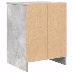 vidaXL TV Cabinet Smoked Oak 40x35x54 cm Engineered Wood tv stand tv sideboard - concrete grey - Additional view 7