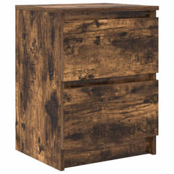 vidaXL TV Cabinet Smoked Oak 40x35x54 cm Engineered Wood tv stand tv sideboard - smoked oak