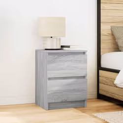 vidaXL TV Cabinet Smoked Oak 40x35x54 cm Engineered Wood tv stand tv sideboard - grey sonoma