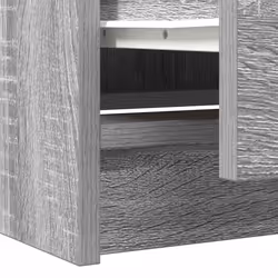 vidaXL TV Cabinet Smoked Oak 40x35x54 cm Engineered Wood tv stand tv sideboard - grey sonoma - Additional view 9