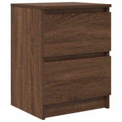 vidaXL TV Cabinet Smoked Oak 40x35x54 cm Engineered Wood tv stand tv sideboard - brown oak