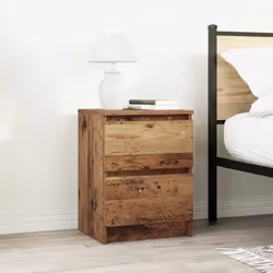 vidaXL TV Cabinet Smoked Oak 40x35x54 cm Engineered Wood tv stand tv sideboard - old wood
