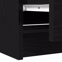 vidaXL TV Cabinet Black 60x35x54 cm Engineered Wood tv stand tv stand cabinet - Additional view 9