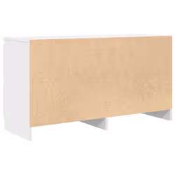 vidaXL TV Cabinet Black 100x35x54 cm Engineered Wood tv stand tv sideboard - white - Additional view 7