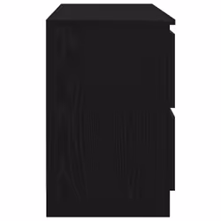 vidaXL TV Cabinet Black 100x35x54 cm Engineered Wood tv stand tv sideboard - black - Additional view 6