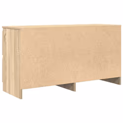 vidaXL TV Cabinet Black 100x35x54 cm Engineered Wood tv stand tv sideboard - sonoma oak - Additional view 7