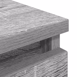 vidaXL TV Cabinet Black 100x35x54 cm Engineered Wood tv stand tv sideboard - grey sonoma - Additional view 8