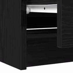vidaXL TV Cabinet Black 100x35x54 cm Engineered Wood tv stand tv sideboard - Additional view 9