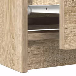 vidaXL TV Cabinet Sonoma Oak 100x35x54 cm Engineered Wood tv stand - Additional view 9