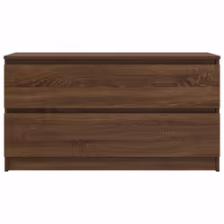vidaXL TV Cabinet Brown Oak 100x35x54 cm Engineered Wood tv stand tv sideboard - Additional view 5