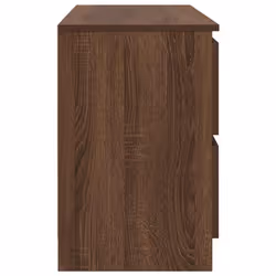 vidaXL TV Cabinet Brown Oak 100x35x54 cm Engineered Wood tv stand tv sideboard - Additional view 6