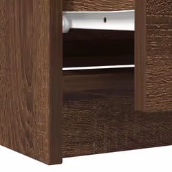 vidaXL TV Cabinet Brown Oak 100x35x54 cm Engineered Wood tv stand tv sideboard - Additional view 9