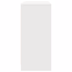 vidaXL Sideboard with Drawers and Doors Black Oak 70.5x34x74.5 cm - white - Additional view 6