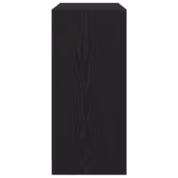 vidaXL Sideboard with Drawers and Doors Black Oak 70.5x34x74.5 cm - black oak - Additional view 6