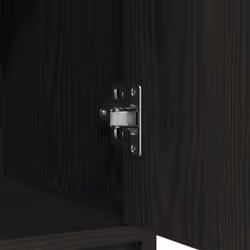 vidaXL Sideboard with Drawers and Doors Black Oak 70.5x34x74.5 cm - black oak - Additional view 9