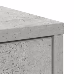 vidaXL Sideboard with Drawers and Doors Black Oak 70.5x34x74.5 cm - concrete grey - Additional view 8