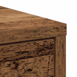 vidaXL Sideboard with Drawers and Doors Black Oak 70.5x34x74.5 cm - old wood - Additional view 8