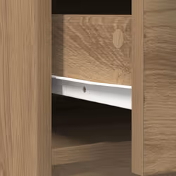 vidaXL Sideboard with Drawers and Doors Black Oak 70.5x34x74.5 cm - artisan oak - Additional view 10