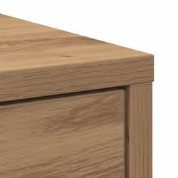 vidaXL Sideboard with Drawers and Doors Black Oak 70.5x34x74.5 cm - artisan oak - Additional view 8