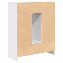 vidaXL Sideboard with Drawers and Doors Brown Oak 73x31x90 cm storage cabinet - white - Additional view 7
