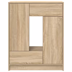 vidaXL Sideboard with Drawers and Doors Brown Oak 73x31x90 cm storage cabinet - sonoma oak - Additional view 5
