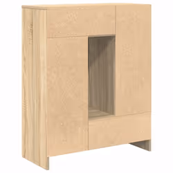 vidaXL Sideboard with Drawers and Doors Brown Oak 73x31x90 cm storage cabinet - sonoma oak - Additional view 7