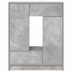 vidaXL Sideboard with Drawers and Doors Brown Oak 73x31x90 cm storage cabinet - concrete grey - Additional view 5