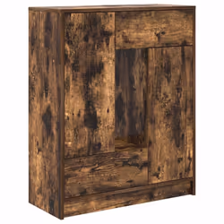 vidaXL Sideboard with Drawers and Doors Brown Oak 73x31x90 cm storage cabinet - smoked oak