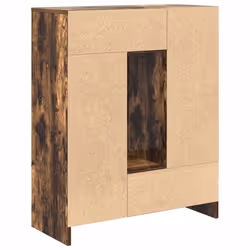 vidaXL Sideboard with Drawers and Doors Brown Oak 73x31x90 cm storage cabinet - smoked oak - Additional view 7
