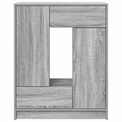 vidaXL Sideboard with Drawers and Doors Brown Oak 73x31x90 cm storage cabinet - grey sonoma - Additional view 5