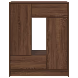 vidaXL Sideboard with Drawers and Doors Brown Oak 73x31x90 cm storage cabinet - brown oak - Additional view 5