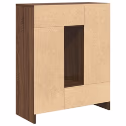 vidaXL Sideboard with Drawers and Doors Brown Oak 73x31x90 cm storage cabinet - brown oak - Additional view 7