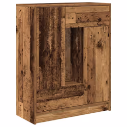 vidaXL Sideboard with Drawers and Doors Brown Oak 73x31x90 cm storage cabinet - old wood