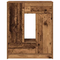 vidaXL Sideboard with Drawers and Doors Brown Oak 73x31x90 cm storage cabinet - old wood - Additional view 5