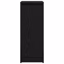 vidaXL Shoe Cabinet Grey Sonoma 29.5x34x76 cm Engineered Wood shoe rack - black oak - Additional view 5