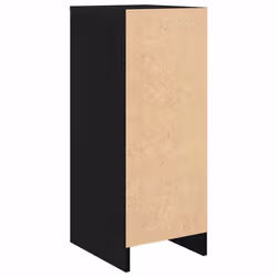vidaXL Shoe Cabinet Grey Sonoma 29.5x34x76 cm Engineered Wood shoe rack - black oak - Additional view 7