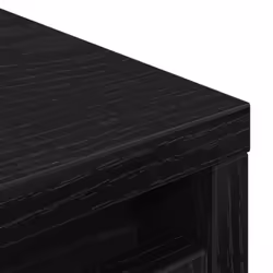 vidaXL Shoe Cabinet Grey Sonoma 29.5x34x76 cm Engineered Wood shoe rack - black oak - Additional view 9