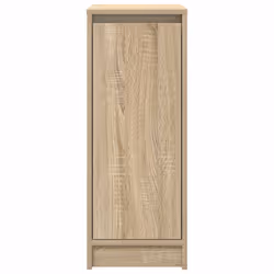vidaXL Shoe Cabinet Grey Sonoma 29.5x34x76 cm Engineered Wood shoe rack - sonoma oak - Additional view 5