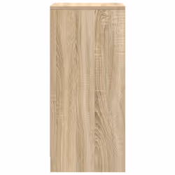 vidaXL Shoe Cabinet Grey Sonoma 29.5x34x76 cm Engineered Wood shoe rack - sonoma oak - Additional view 6