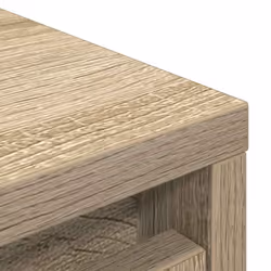 vidaXL Shoe Cabinet Grey Sonoma 29.5x34x76 cm Engineered Wood shoe rack - sonoma oak - Additional view 9
