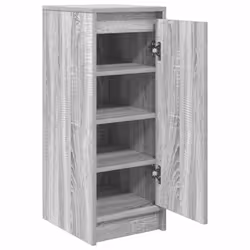 vidaXL Shoe Cabinet Grey Sonoma 29.5x34x76 cm Engineered Wood shoe rack - grey sonoma - Additional view 4