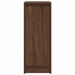 vidaXL Shoe Cabinet Grey Sonoma 29.5x34x76 cm Engineered Wood shoe rack - brown oak - Additional view 5