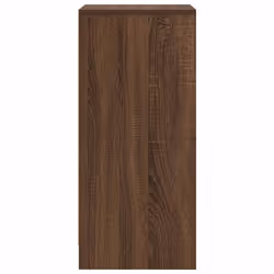 vidaXL Shoe Cabinet Grey Sonoma 29.5x34x76 cm Engineered Wood shoe rack - brown oak - Additional view 6
