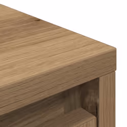vidaXL Shoe Cabinet Grey Sonoma 29.5x34x76 cm Engineered Wood shoe rack - artisan oak - Additional view 9