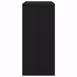 vidaXL Shoe Cabinet Smoked Oak 57x34x76 cm Engineered Wood shoe rack - black oak - Additional view 6