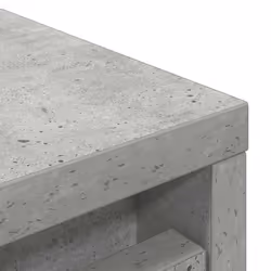 vidaXL Shoe Cabinet Smoked Oak 57x34x76 cm Engineered Wood shoe rack - concrete grey - Additional view 8