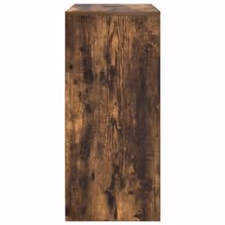 vidaXL Shoe Cabinet Smoked Oak 57x34x76 cm Engineered Wood shoe rack - smoked oak - Additional view 6