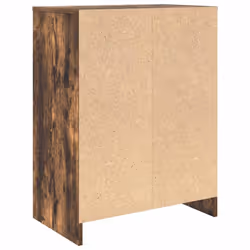 vidaXL Shoe Cabinet Smoked Oak 57x34x76 cm Engineered Wood shoe rack - smoked oak - Additional view 7
